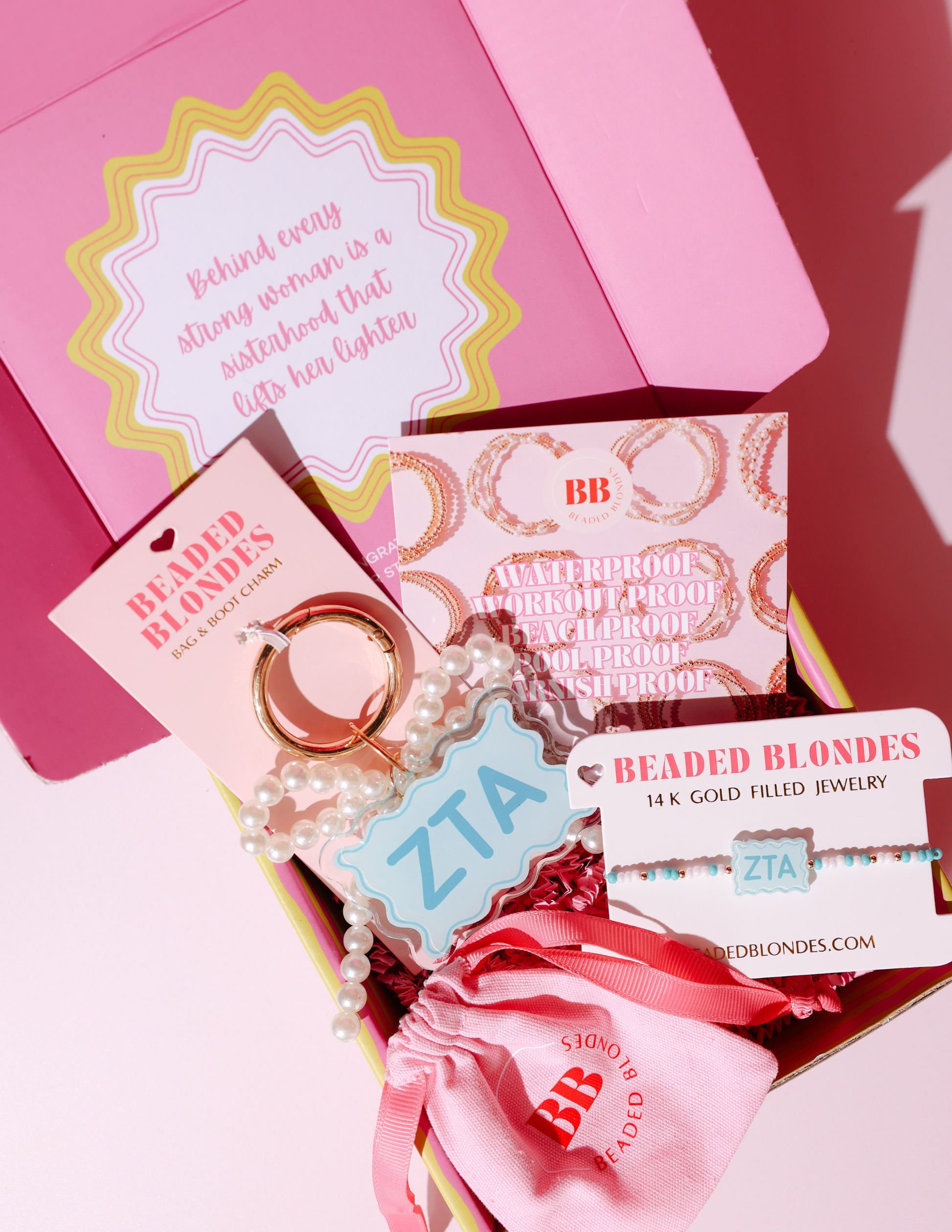 Zeta Tau Alpha Sisterhood Stack Box