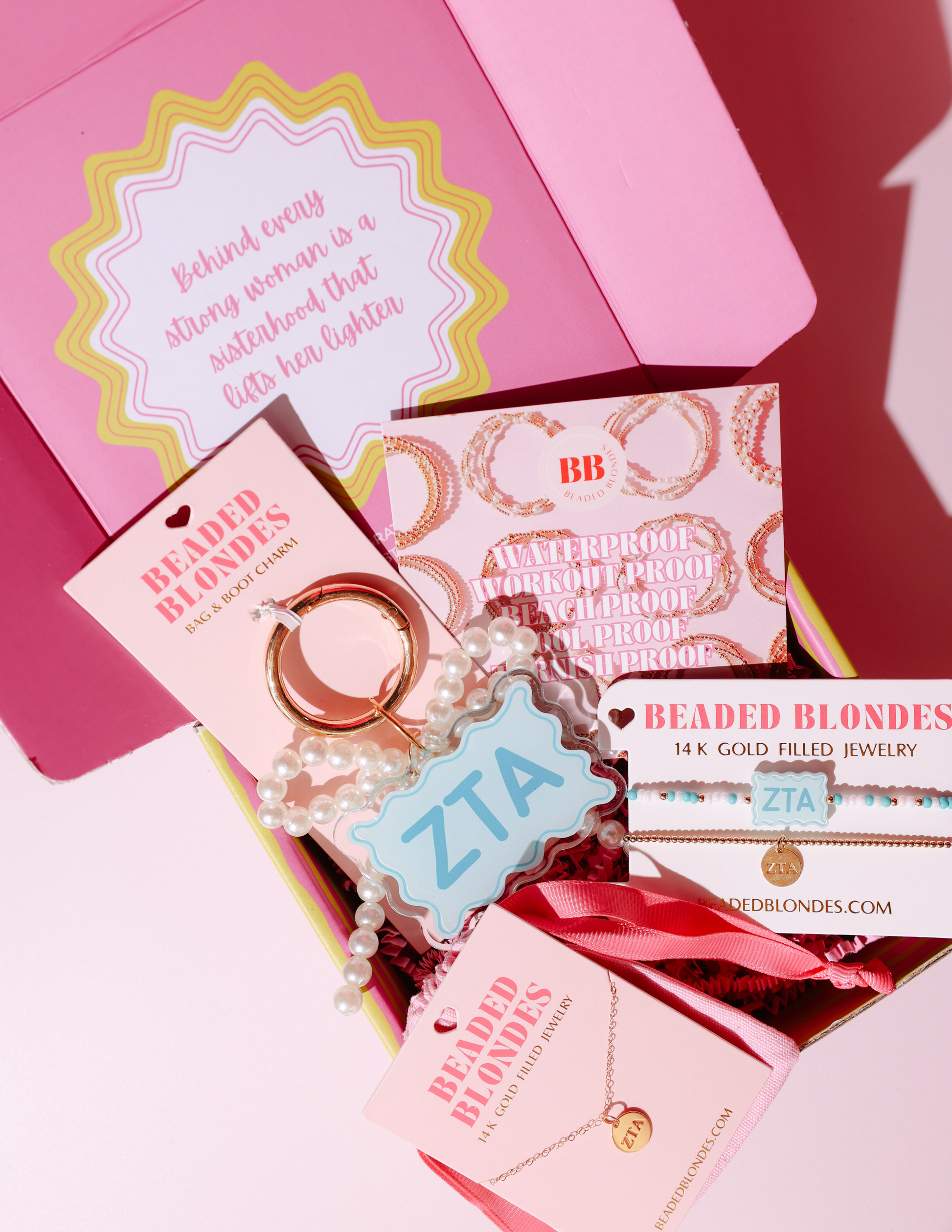 Zeta Tau Alpha Sisterhood Stack Box