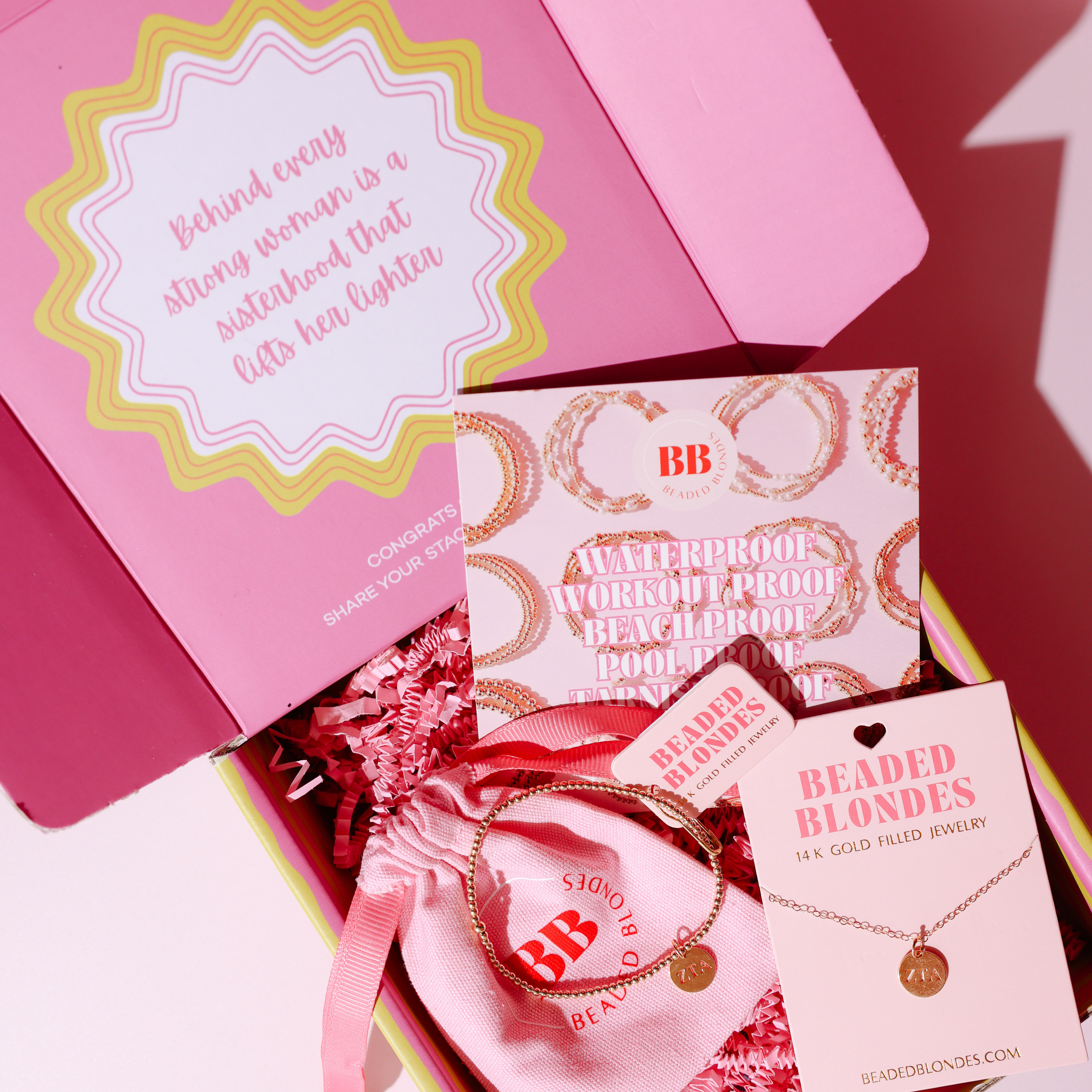 Zeta Tau Alpha Sisterhood Stack Box