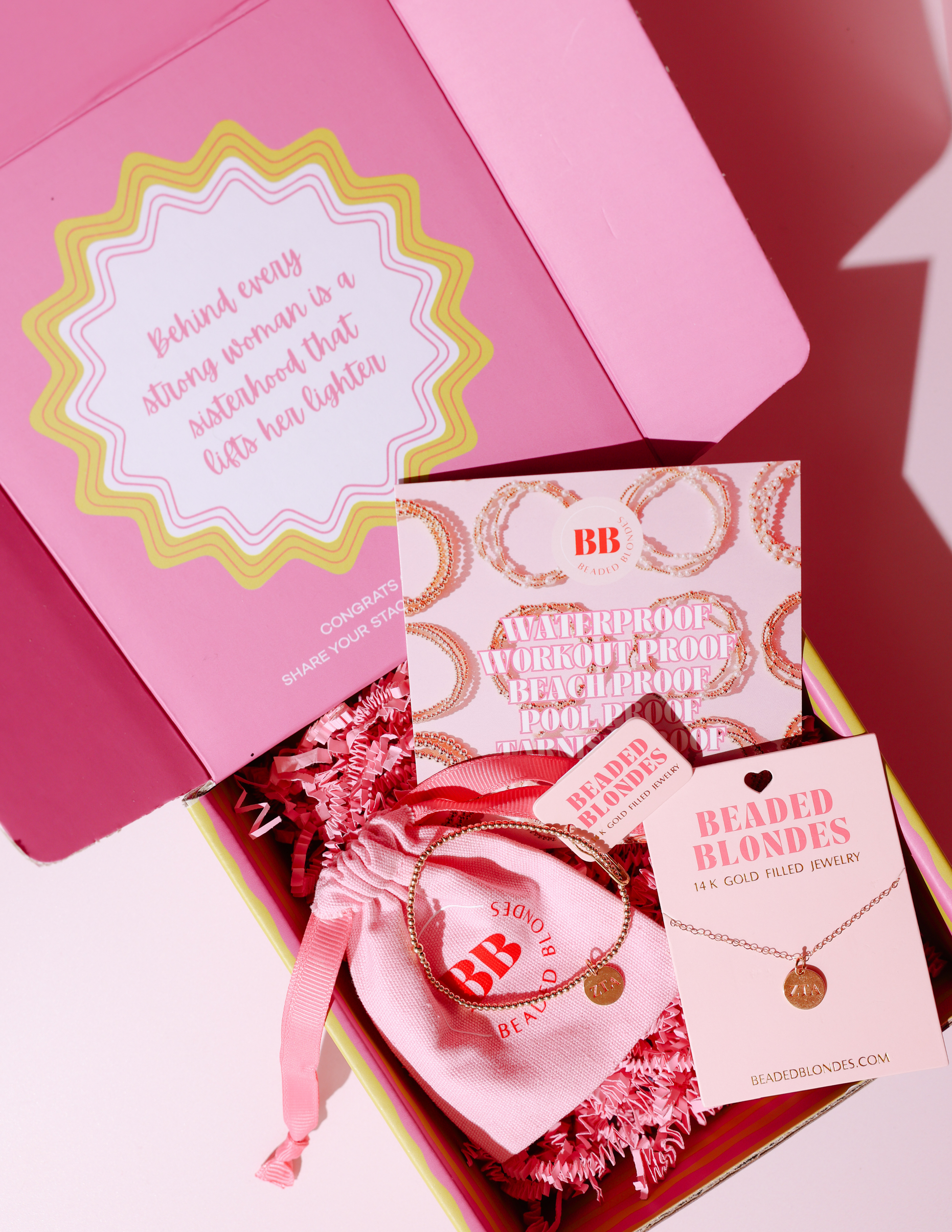 Zeta Tau Alpha Sisterhood Stack Box