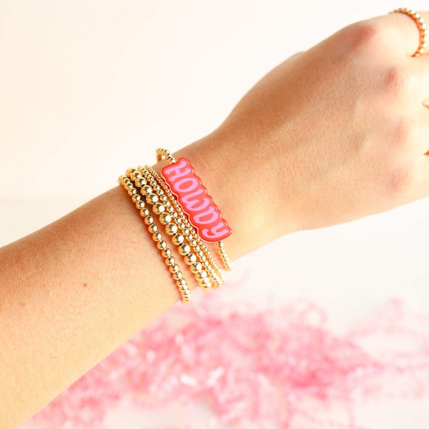 Howdy BB Bead Bracelet