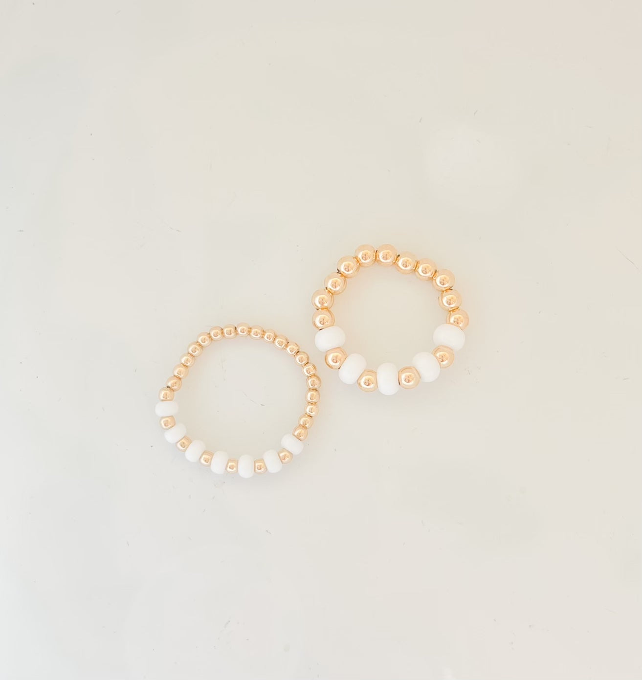 The Poppi Ring in White