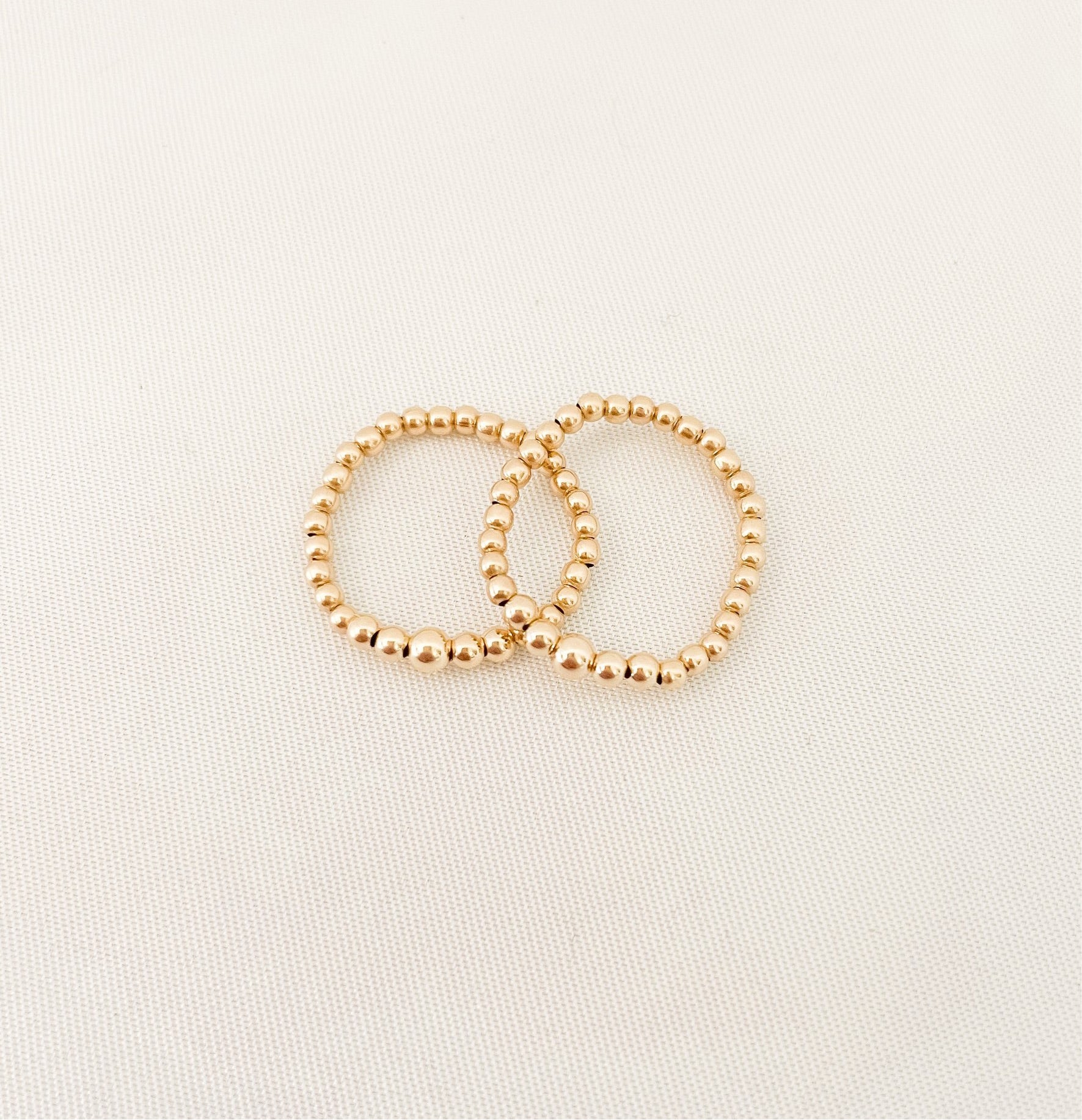 Lexi Gold Cascade Beaded Band Ring