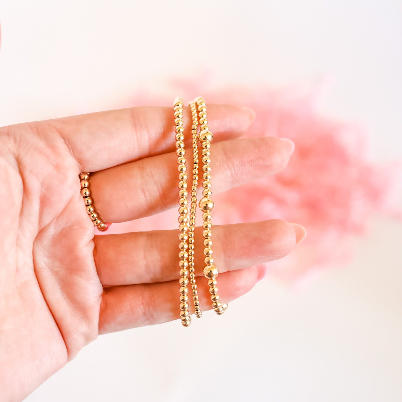 Dainty Everyday Bracelet Stack In Gold