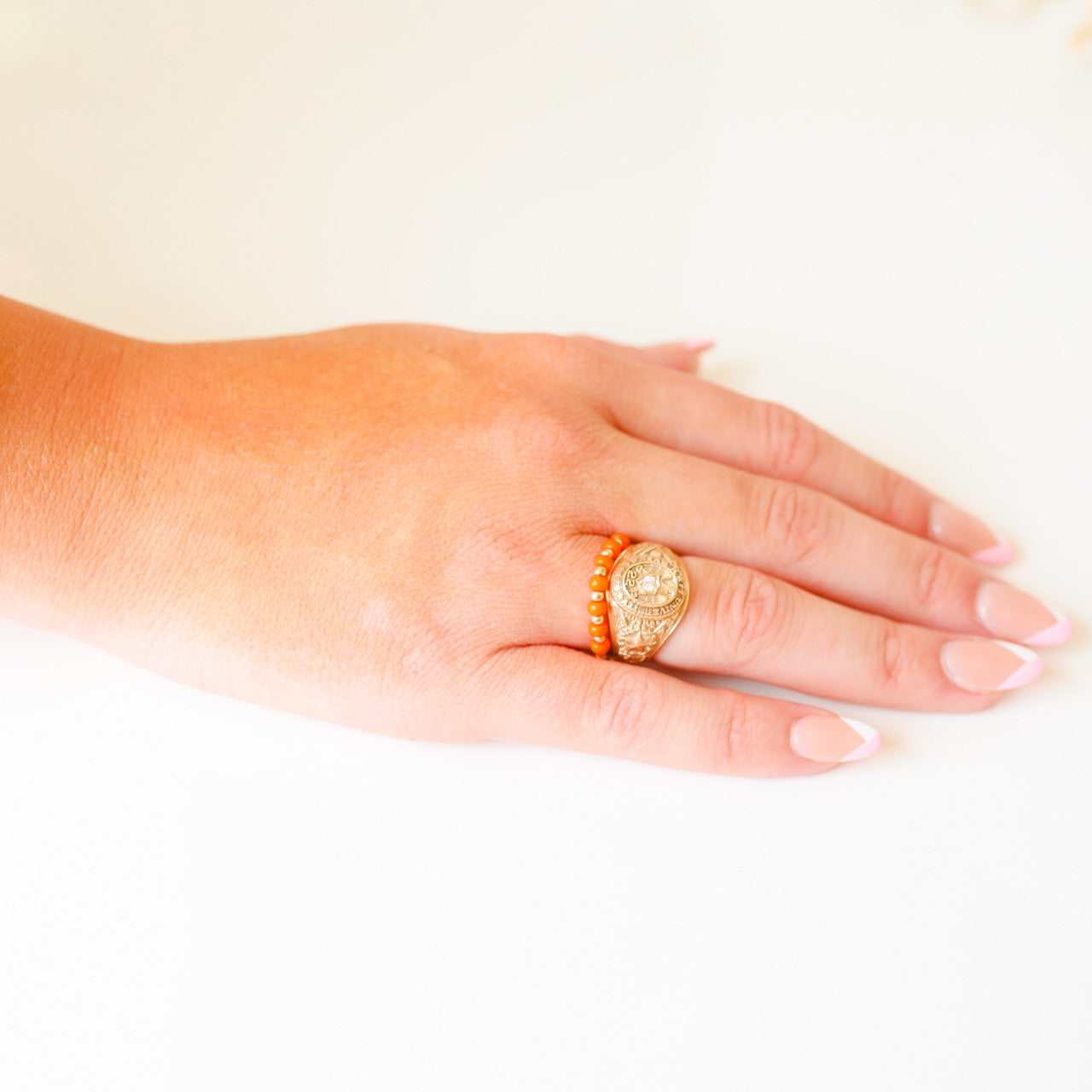 The Poppi Ring in Orange